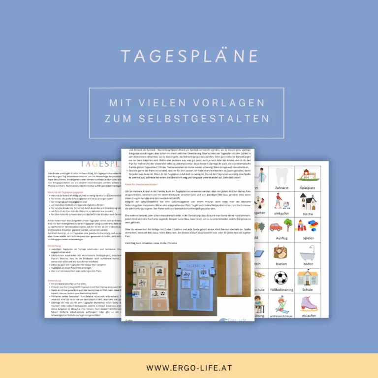 Titelbild „Tagespläne – mit vielen Vorlagen zum Selbstgestalten“