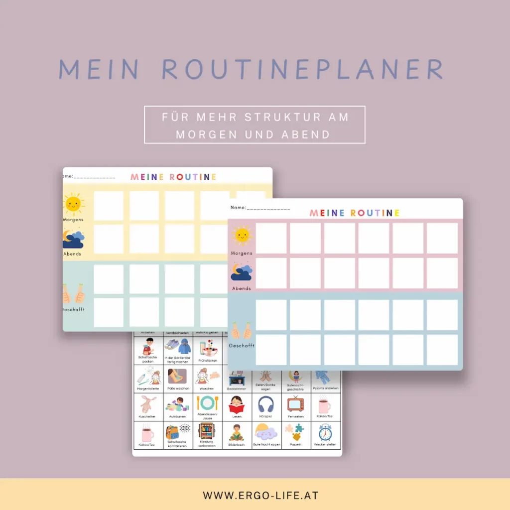 Titelbild „Mein Routineplaner – für mehr Struktur am Morgen und Abend“