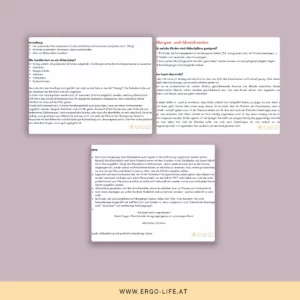 Anleitungsseiten zum Routineplaner für Kinder
