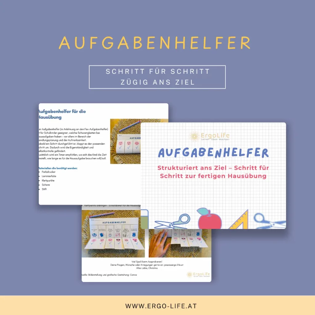Titelbild „Aufgabenhelfer – Schritt für Schritt zügig ans Ziel“