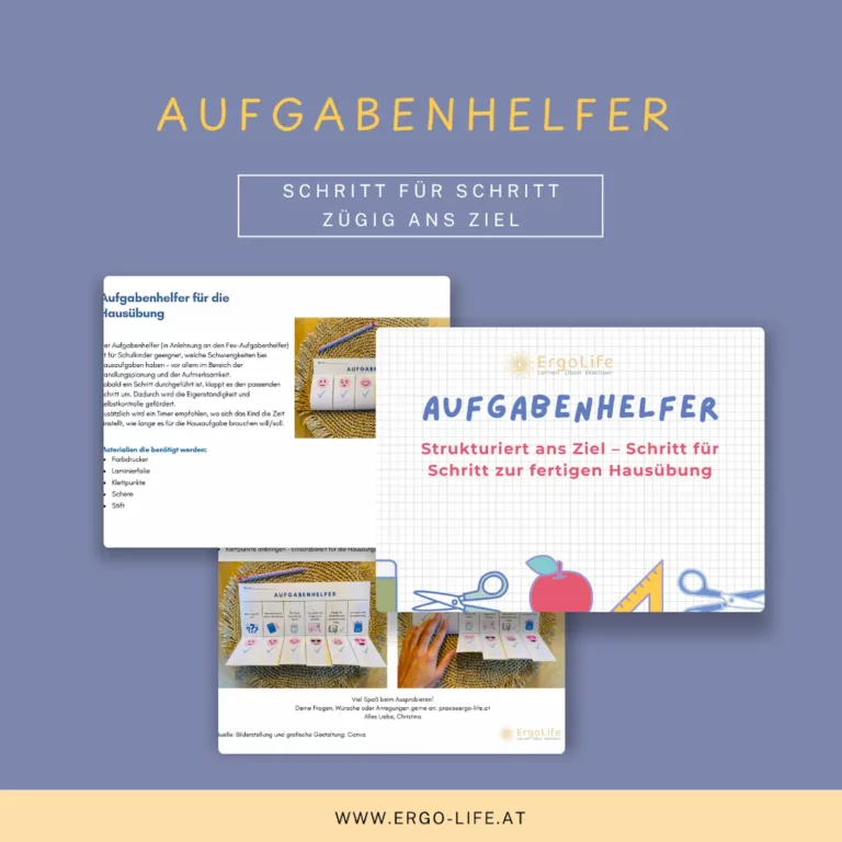 Titelbild „Aufgabenhelfer – Schritt für Schritt zügig ans Ziel“