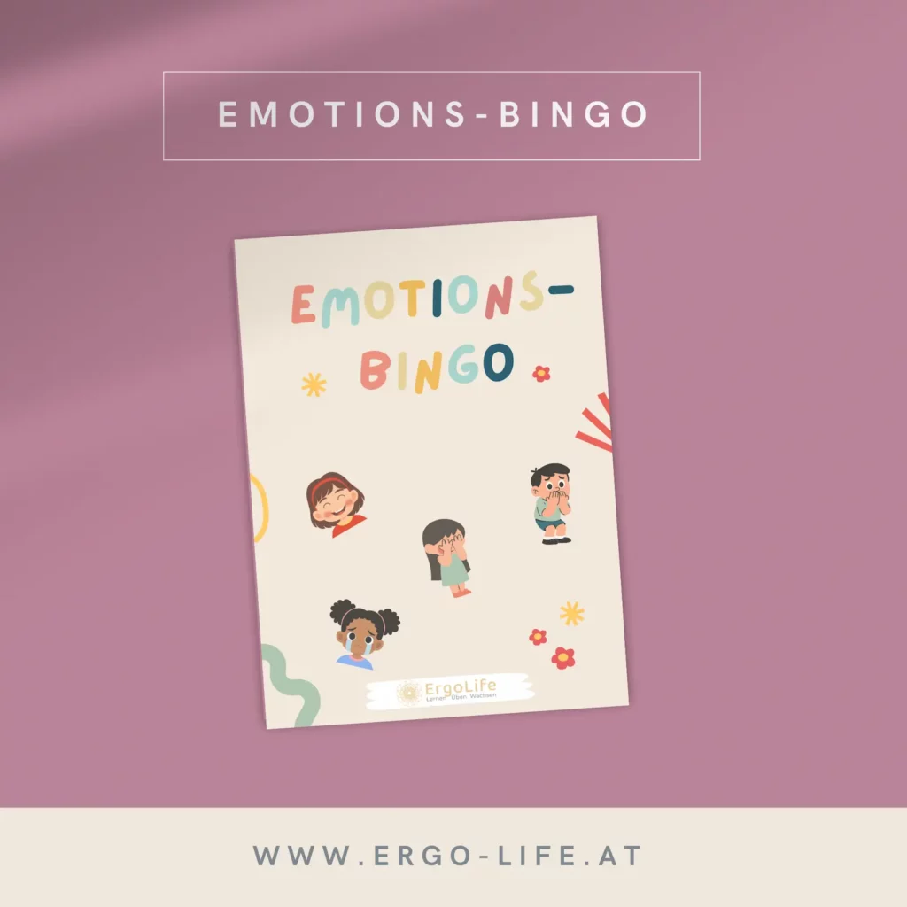 Titelbild „Emotions-Bingo“ mit Illustrationen